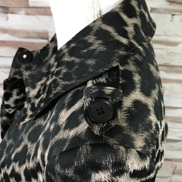 Ports Trench Coat Dress Sz 8 (Z26) - Picture 2 of 8